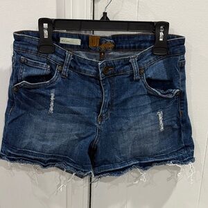KUT from the kloth Women's Denim Kelly Shorts.